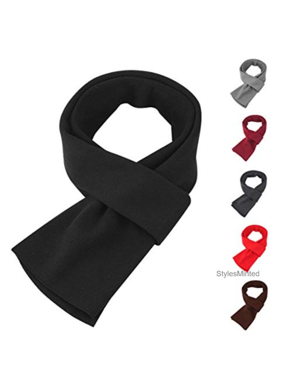 ChunCui Men's Long Thick Knit Cotton Scarf Warm Winter Unisex